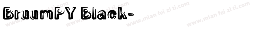 BruumPY Black字体转换